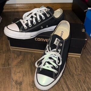 Converse Black and White Low-Top Sneakers